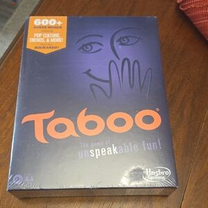 Hasbro Taboo Game - Purple and Orange